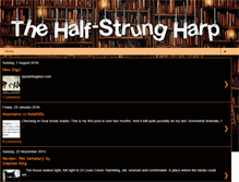 Tablet Screenshot of halfstrungharp.com